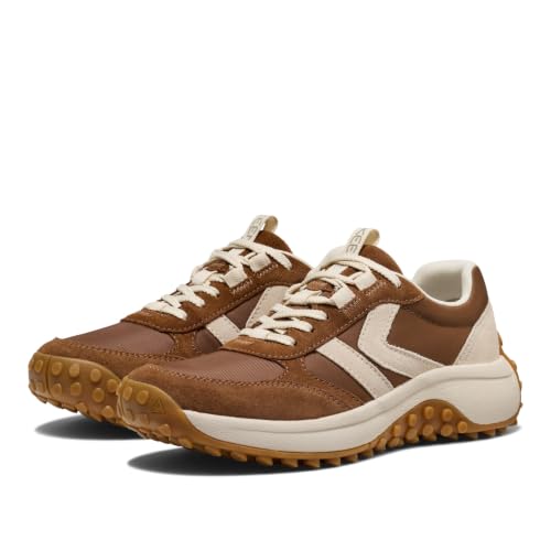 KEEN Women's KS86 Retro Style Sneakers Bison/Birch — Comfortable & Durable