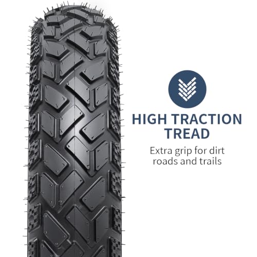 YunSCM 16x4.0 Heavy Duty Fat Bike Tires 2-Pack with Tubes All-Terrain