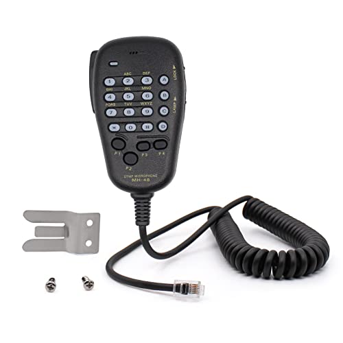 6 Pin DTMF Microphone Compatible with Yaesu Two-Way Radios