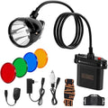Rechargeable LED Headlamp for Hunting Camping 10W 25000 Lux Brightness