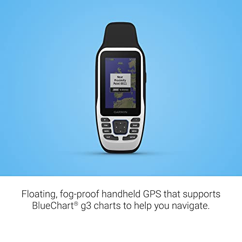 Marine Handheld GPS with Worldwide Basemap and Water-Resistant Rugged Design