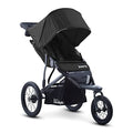 Joovy Zoom360 Ultralight Jogging Stroller Black – Lightweight, Foldable Baby Jogging Stroller with Parent Organizer