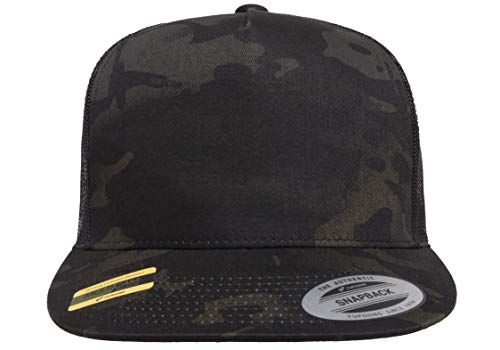 Yupoong Unisex YP Classics Multicam Trucker Hat, Multicam Black, One Size