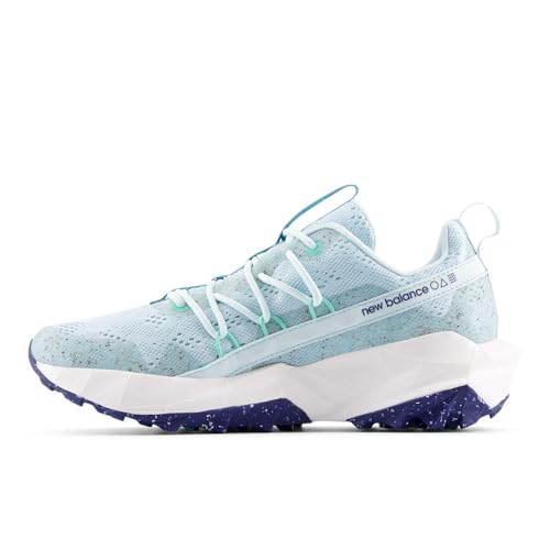 New Balance Women's Dynasoft Tektrel V1 Trail Running Shoes - Glint Blue / Deep End, Size 10