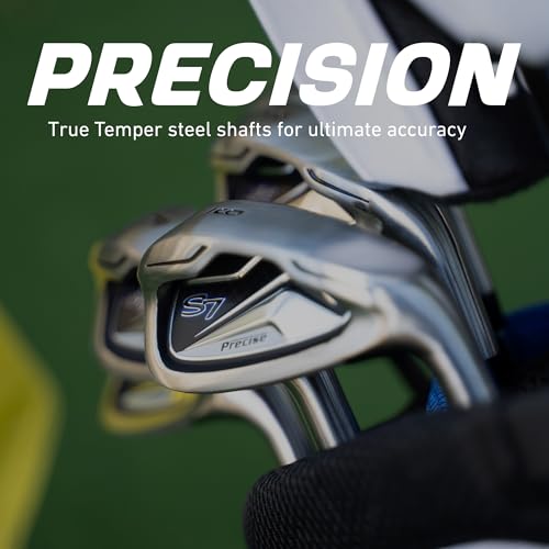 Precise S7 Men's Golf Club Set Blue - Complete 18-Piece Right-Hand Pack