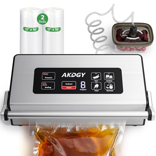 Commercial Vacuum Sealer Machine 95Kpa 14-in-1 Food Preservation Stainless Steel