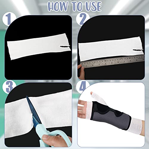 Halloween Mummy Gauze Bandage Wrap 3x12 Inch - 20 Pack for Cosplay & First Aid