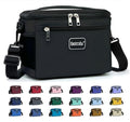 Insulated Lunch Bag for Men and Women - Black, Leak-Proof Soft Cooler Tote