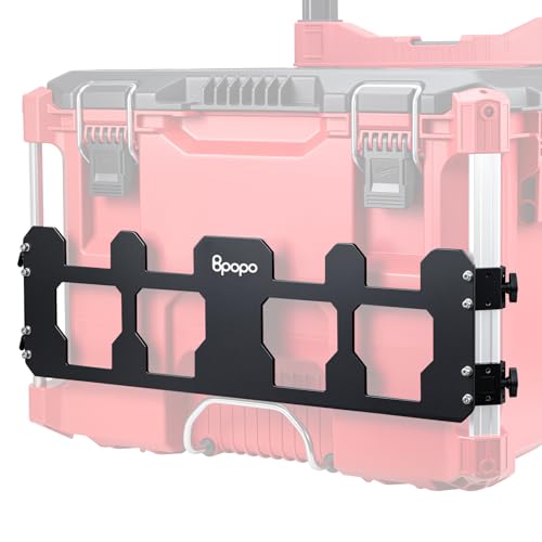 Milwaukee PACKOUT Compatible Mounting Plate Aluminum Tool Box Organizer Bracket