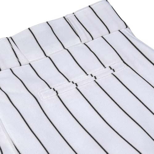 Champro Men's Triple Crown 2.0 Open Bottom Baseball Pants - Medium White & Black