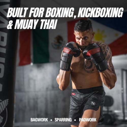 Hayabusa T3 Boxing Gloves - Sparring 16oz Black