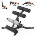 Mini Inversion Table with Rollers Black - Spinal Decompression & Back Stretching Equipment