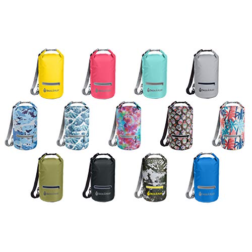 Såk Gear Skog Å Kust Waterproof Dry Bag - Palm, 20L, Floating Waterproof Bag for Kayaking & Outdoor Activities