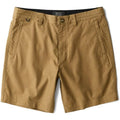 Men's Travel Shorts - Roark Layover Pro, 8 Inch, Breathable, Dark Khaki, Large