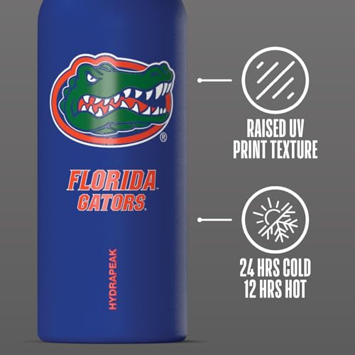 Insulated 32oz Water Bottle with Locking Chug Lid & Handle - Florida Gators Officially Licensed