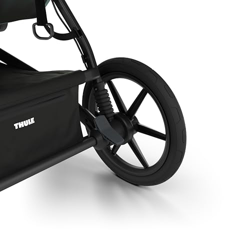Thule Urban Glide 3 All-Terrain Jogging Stroller - Magnetic Buckle, Black, Single