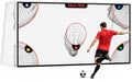Zealfeel 12x6 ft Soccer Target Net with 5 Scoring Zones, Portable & Tear-Resistant