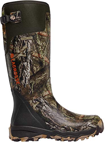 LaCrosse Burly ZXT Rubber Hunting Boots for Men, Mossy Oak Break-up Country, Waterproof & Scent-Free