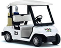 KiNSFUN Golf Cart Die Cast Metal Model - 4½" Pullback Action Toy for Kids and Collectors