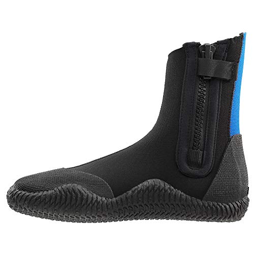 NRS Comm-5 Wetshoe - 5mm Neoprene, Black, Size 11, Durable Grip
