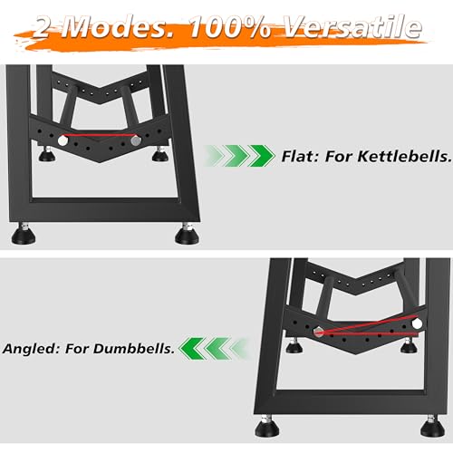 Adjustable 3-Tier Dumbbell Rack for Home Gym Storage - Heavy Duty Steel