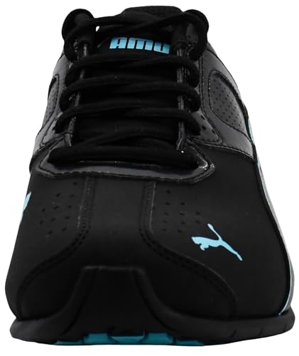 PUMA Women's Tazon 6 Sneakers - Size 8.5, Black & Aqua Lifestyle Shoes