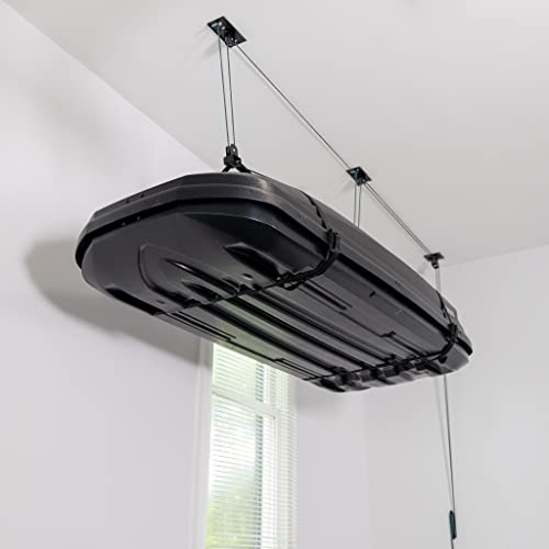 EasyLift Garage Ceiling Hoist System - Holds 150 lb, Includes Adjustable Straps