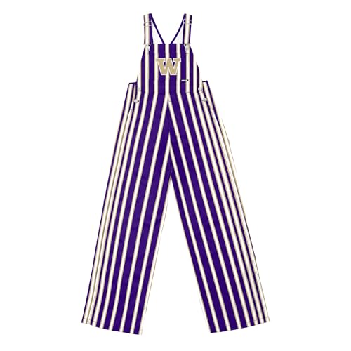 Washington Huskies NCAA Team Logo Bib Overalls - Medium Long, Team Colors