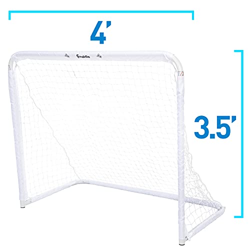 All-Sport Steel Soccer and Lacrosse Goal 50 x 42 Inches - Durable Multi-Sport Frame