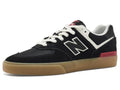 New Balance 574 Vulcanized Sneakers Unisex Wide Fit Black/White 11.5 Women / 10 Men