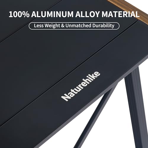 Ultralight Aluminum Camping Table with Foldable Design and IGT System for Outdoor Cooking and Picnic