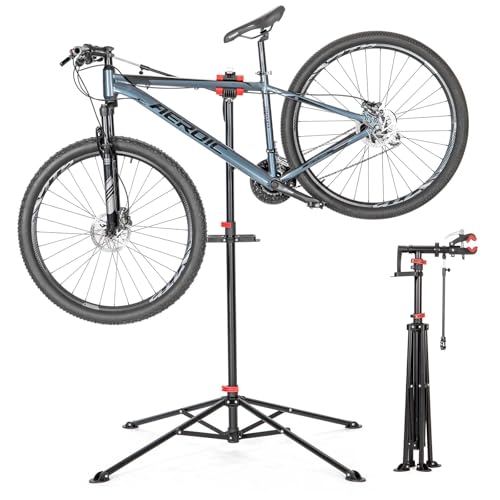 CXWXC Bike Repair Stand F - Portable Bicycle Maintenance Stand, Max 66lbs