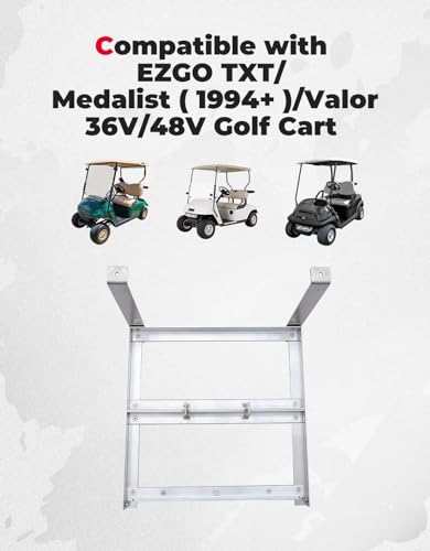 Heavy Duty Aluminum Golf Cart Battery Tray Holder for EZGO 36V/48V