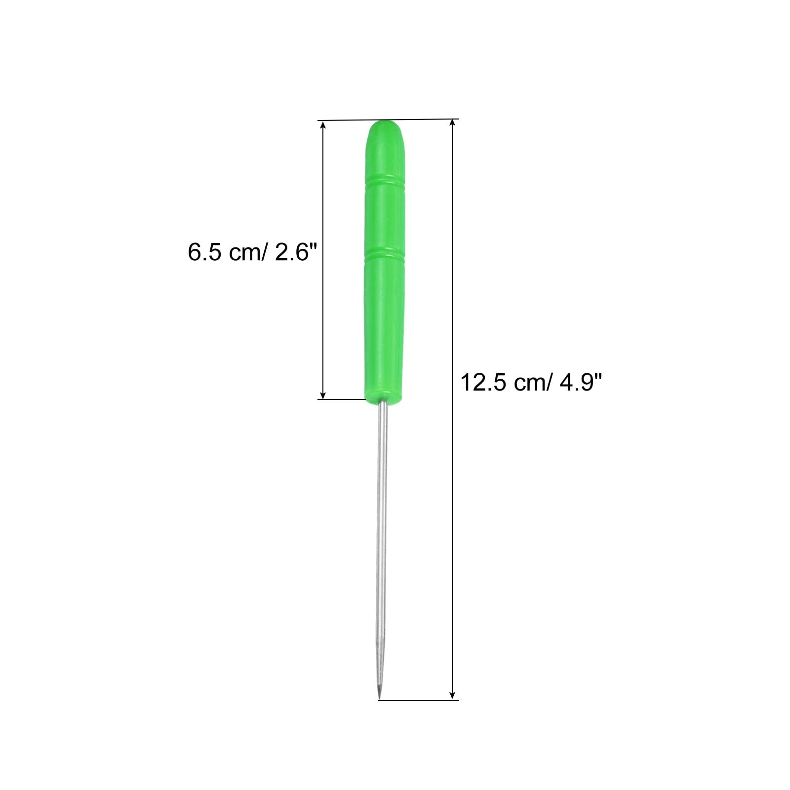 PATIKIL Badminton Racket Stringing Awl, 5 Pack Tennis Racket Racquet String Straight Awls Guiding Tool, Green