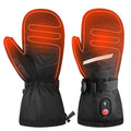 Heated Ski Gloves Men Women Charcoal Black Medium Rechargeable 7.4V