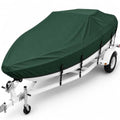 Seamander 19'-20' Forest Green Boat Cover 96" Beam Waterproof Marine V-Hull