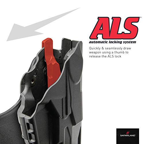 Safariland 6365 ALS Low-Ride Level 3 Duty Holster for Springfield XD .45 Tactical FDE — Right Hand