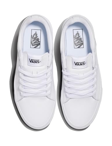 Vans Mens Seldan Sneaker - White/White, Size 9
