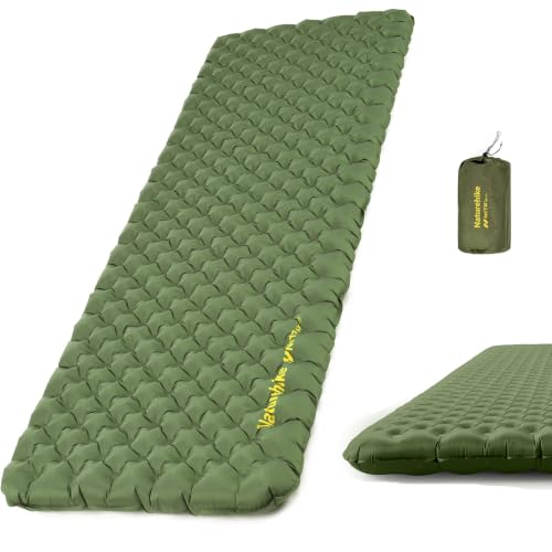 Naturehike Ultralight Insulated Sleeping Pad Green Rectangular 4.6 R-Value