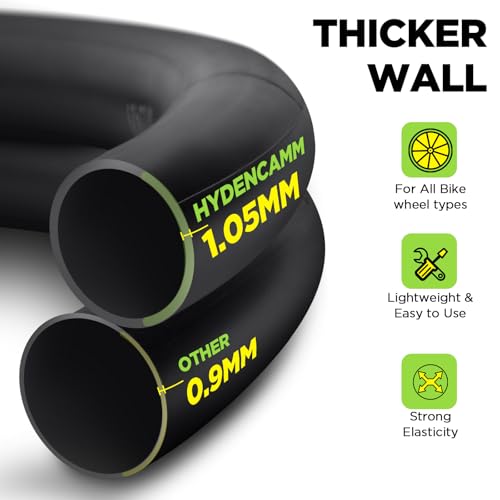 700x20-25c Bike Tube with 42mm Presta Valve - Replacement Inner Tube & Tire Levers