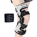EZWORK OA Unloader Knee Brace White-Right for Arthritis & Osteoarthritis Relief
