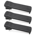 3 Pack Belt Clips for Motorola Two-Way Radios - Heavy Duty Locking