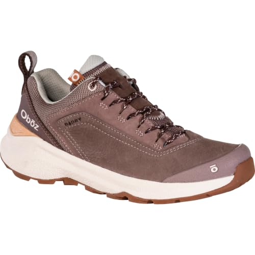 Oboz Women's Cottonwood Low B-Dry Hiking Shoes - Fig, Size 7
