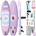 Inflatable Paddle Board 10' Ultra-Light SUP for Beginners - Light Purple