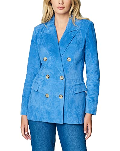 Women's Oversized Blazer with Pockets - Luxury Stylish Coat, Small / Riviera