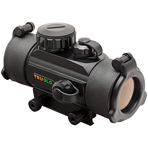 TRUGLO Red Dot Crossbow Sight - 30mm Traditional Scope with Adjustable Brightness