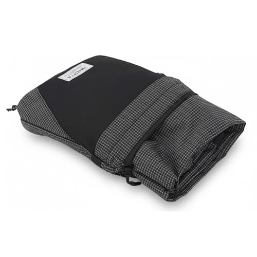 Invisibility Bagcover for Brompton Folding Bicycle - Lightweight Waterproof Travel Cover - Black RIPSTOP Variation