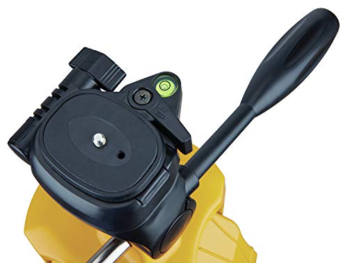DeWalt Elevated Tripod with Adjustable Height and Pivot Head 1/4" Thread