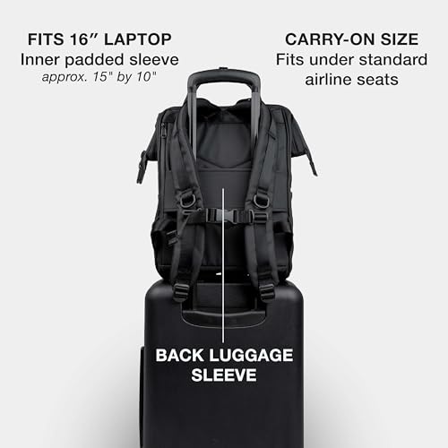 Portland Gear Cascade Backpack 21L Black - Weatherproof Travel & Daily Use