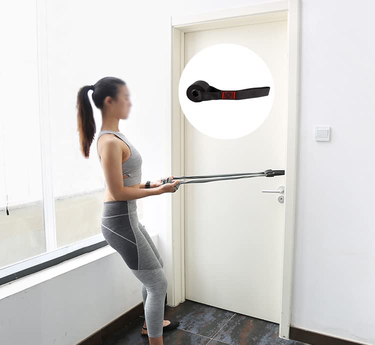 Heavy Duty Resistance Band Door Anchor Set – Secure Fitness Workout Attachments
